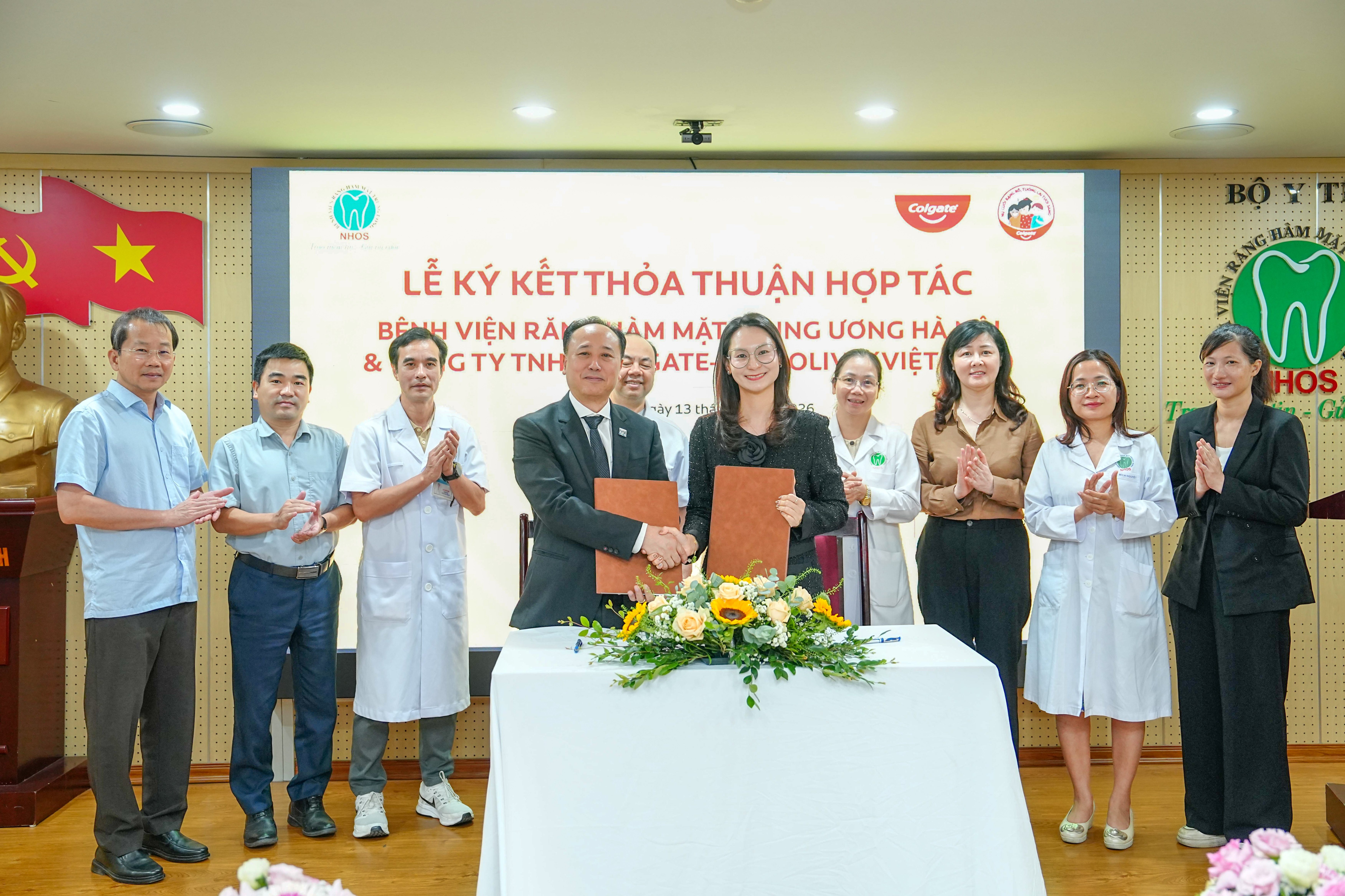 LỄ KÝ THỎA THUẬN HỢP TÁC VỚI  CÔNG TY TNHH COLGATE – PALMOLIVE VIỆT NAM